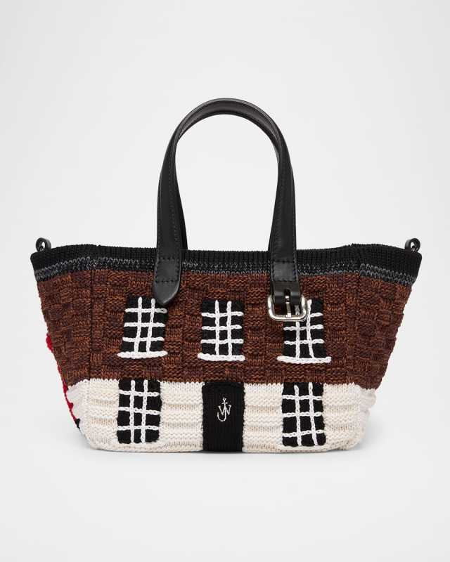 Mini House Knit Tote Bag